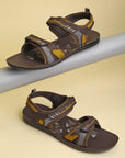 Paragon PUK2217G Men Stylish Velcro Sandals | Comfortable Sporty Sandals for Daily Outdoor Use | Casual Athletic Sandals with Cushioned Soles
