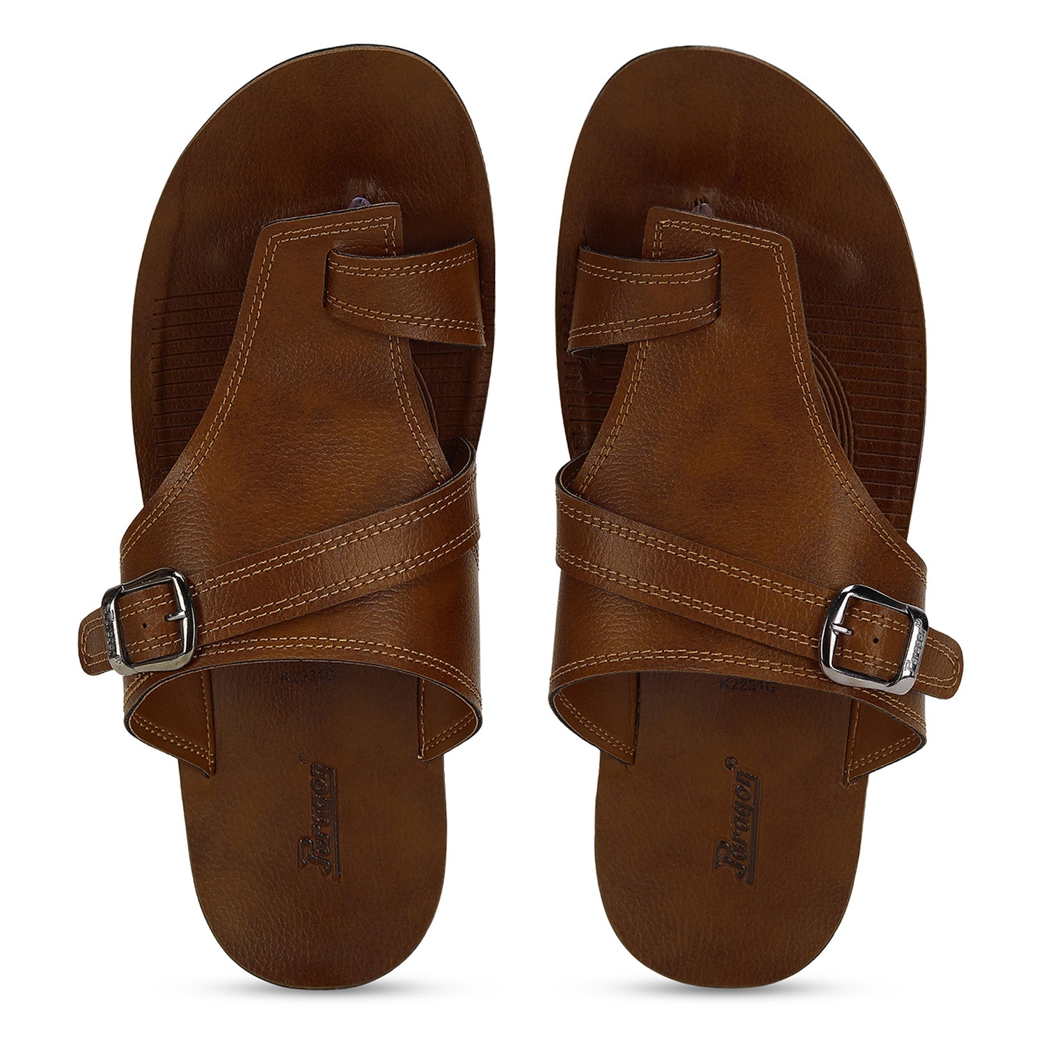 Paragon PUK2231G Men Stylish Sandals Comfortable Sandals for Daily Outdoor Use Casual Formal Sandals with Cushioned Soles