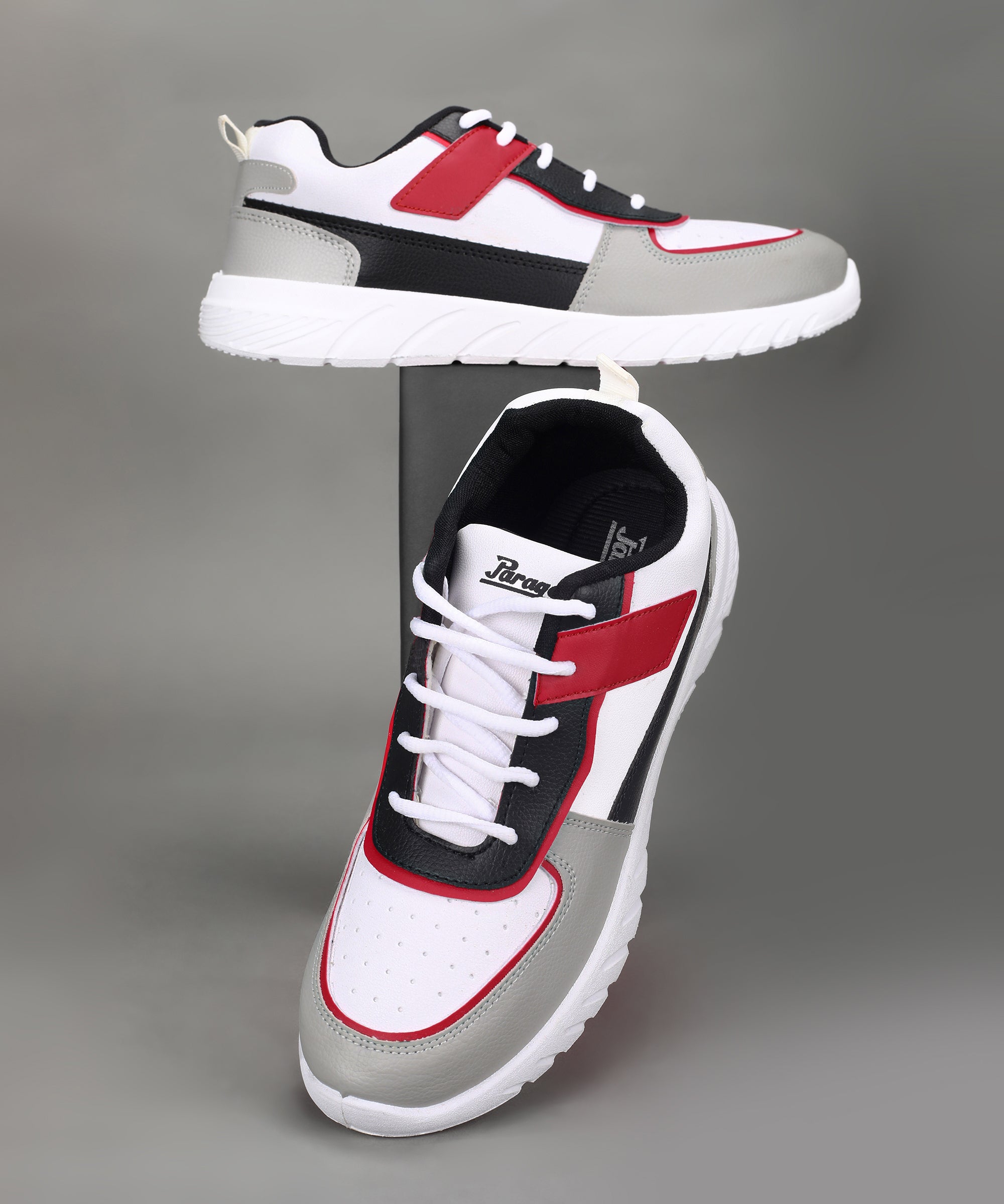 Paragon K1022G Men Casual Shoes Stylish Walking Outdoor Shoes for Everyday Wear Smart Trendy Design Comfortable Cushioned Soles White