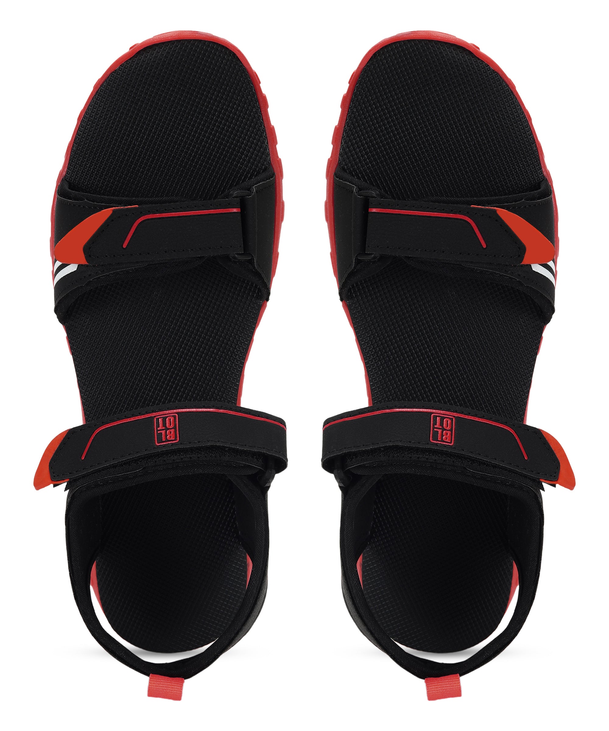 Red sandals for men hot sale