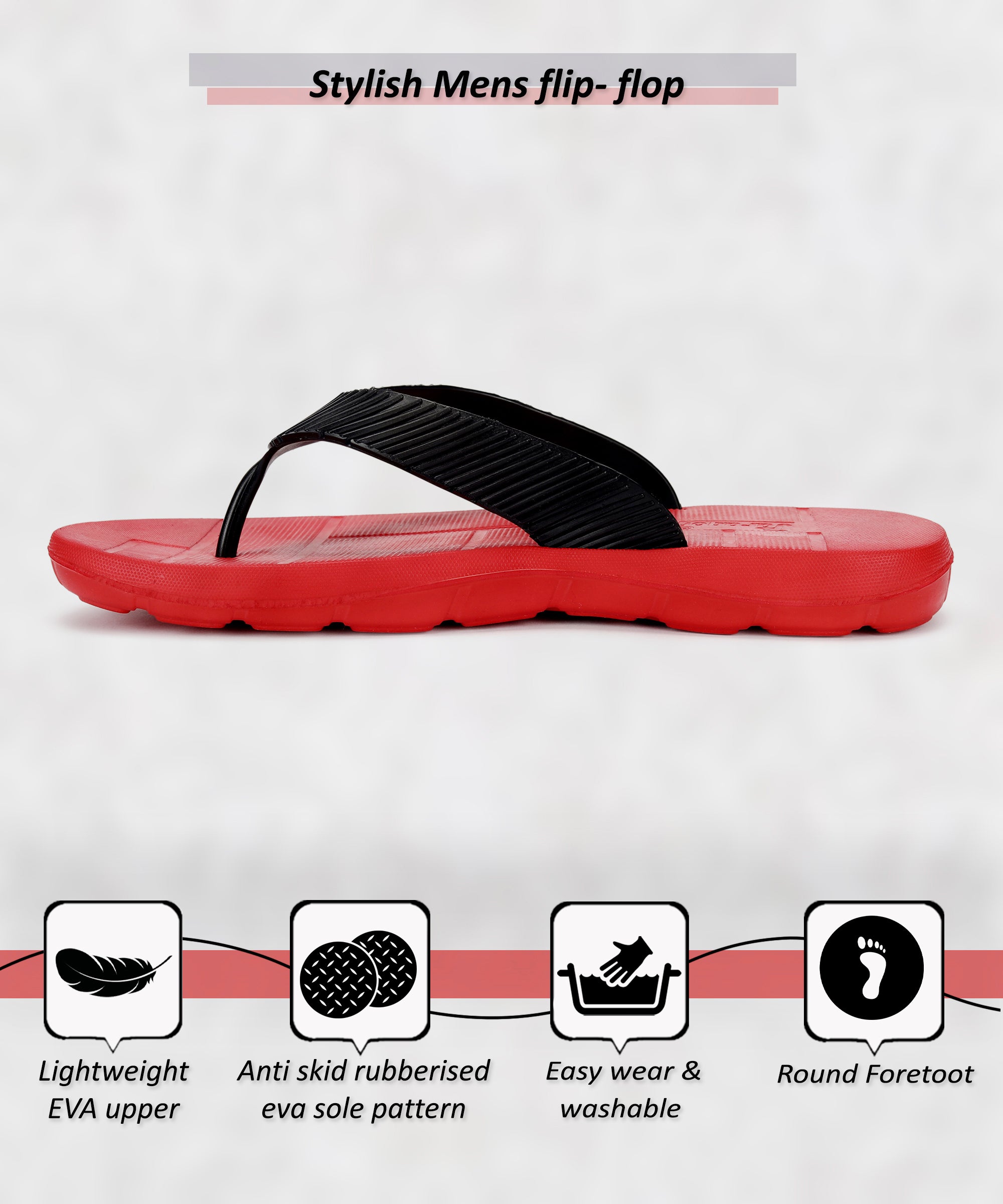 Mens flip best sale flop brands