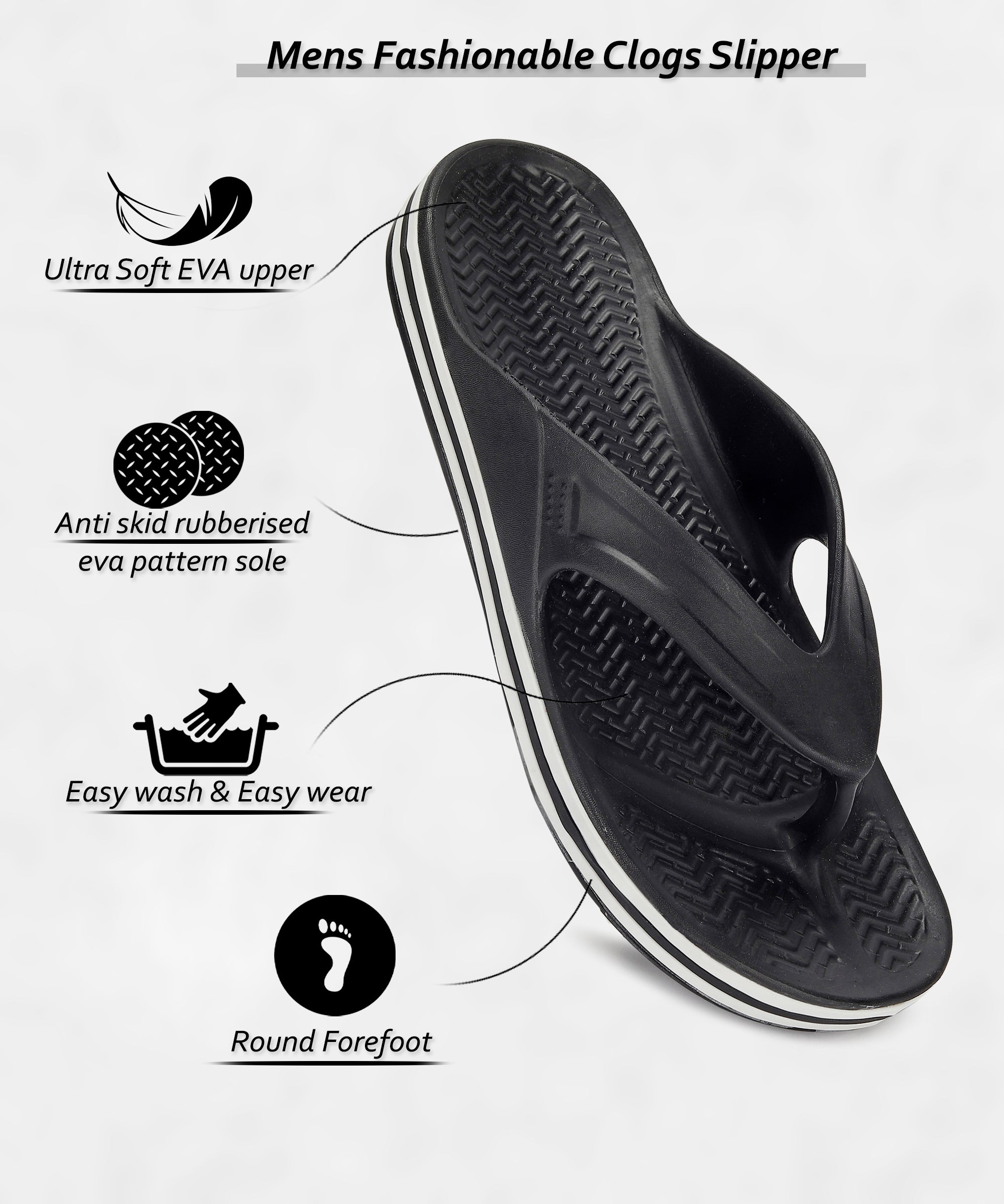 Paragon EVK3414G Men Slippers | Lightweight Flipflops for