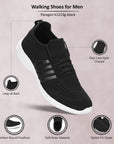 Paragon K1213G Men Walking, Running, Training, Cricket, Gym, Sports Shoes | Athletic Shoes with Comfortable Cushioned Sole for Daily Outdoor Use