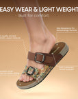 Paragon Women's Sandals | Stylish Slip On Flat Sandals with Cushioned Soles | Comfortable Everyday Sandals for Outdoor Use