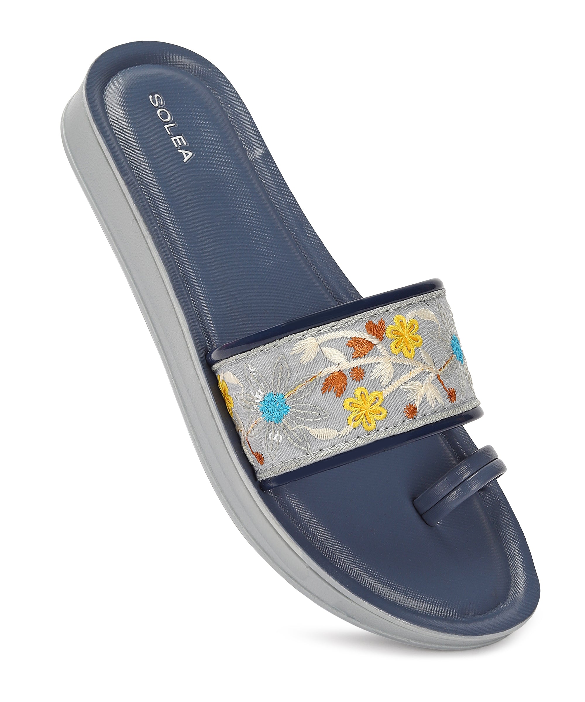 Paragon K7012L Women Casual Slides | Stylish Sliders for Everyday Use for Ladies | Trendy &amp; Comfortable Slippers with Cushioned Soles
