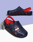 Men's Slip-on Navy Blue Sandals for Men | Comfortable Sole & Durable