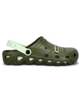 Men's Slip-on Pastel Green Sandals for Men | Comfortable Sole & Durable