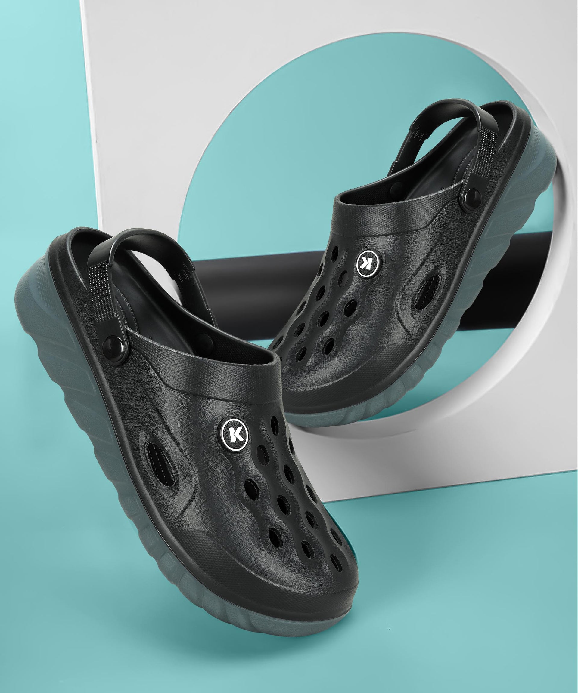 Paragon Men's Black Clogs | Daily wear, Lightweight & Durable