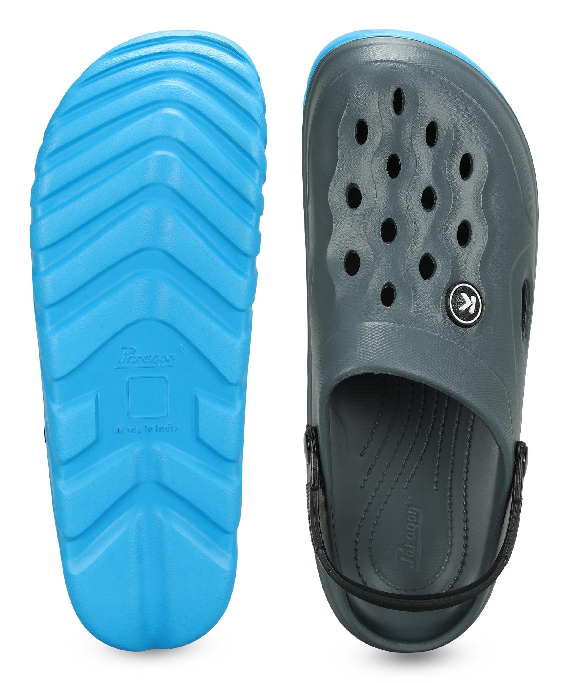 Paragon Men's Grey Clogs | Daily wear, Lightweight & Durable
