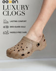 Eeken Men Clogs Comfortable Lightweight Back Strap for Daily and Outdoor Use