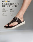 Eeken Men Sandals Lightweight Slip On Toe Posts All day Comfort