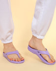 Women' Purple Slippers | Comfortable Flip Flops for Everyday Use