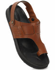 Eeken Men Sandals Comfortable with Toe Ring Back Strap for Daily Use