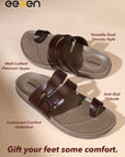 Eeken Men Sandals Comfortable Casual Slip On Slippers for Daily Use