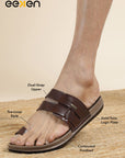 Eeken Men Sandals Comfortable Casual Slip On Slippers for Daily Use