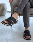 Paragon Men’s Slip-On Sandals | Stylish & Lightweight with Synthetic Upper