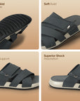 Paragon Men’s Slip-On Sandals | Stylish & Lightweight with Synthetic Upper
