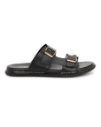 Eeken Men Comfort Sandals Double Buckle Easy Wear Slip On for Casual Daily use
