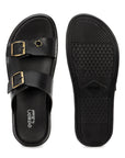 Eeken Men Comfort Sandals Double Buckle Easy Wear Slip On for Casual Daily use