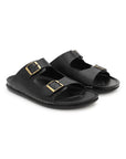Eeken Men Sandals Comfortable Dual Buckle for Daily Casual and Outdoor Use