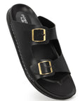 Eeken Men Sandals Comfortable Dual Buckle for Daily Casual and Outdoor Use