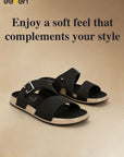 Eeken Men Sandals Comfortable Dual Strap Adjustable Buckle for Daily Casual and Outdoor Use