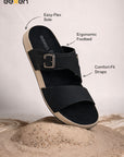 Eeken Men Sandals Comfortable Dual Strap Adjustable Buckle for Daily Casual and Outdoor Use