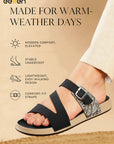Eeken Women Sandals Comfortable Casual Stylish and Lightweight For Daily Use