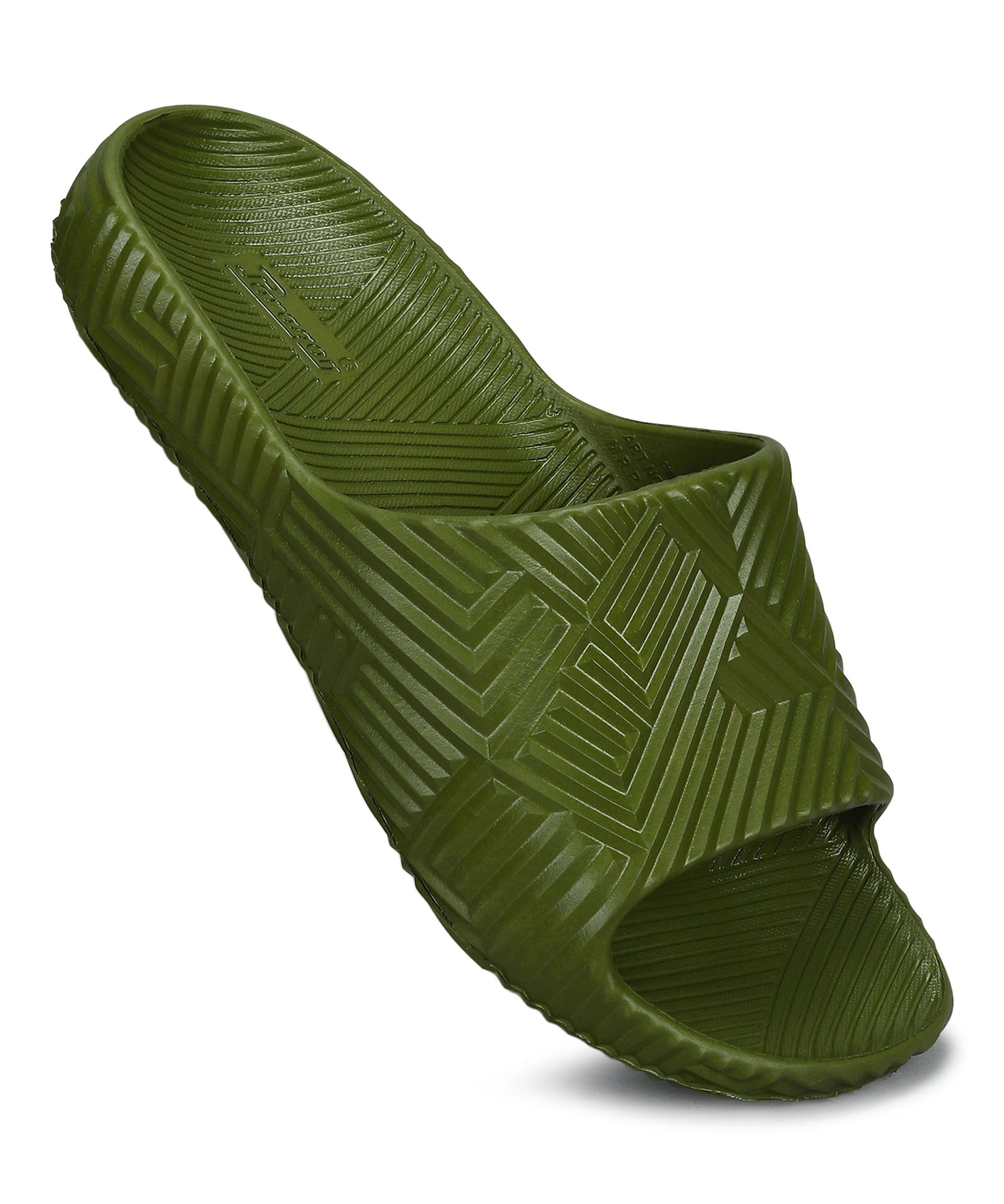 Paragon EVK10924G Men's Waterproof Olive Sliders with Comfortable Sole