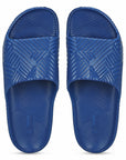 Paragon EVK10924G Men's Waterproof Blue Sliders with Comfortable Sole