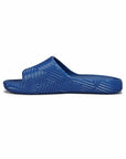 Paragon EVK10924G Men's Waterproof Blue Sliders with Comfortable Sole
