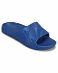 Paragon EVK10924G Men's Waterproof Blue Sliders with Comfortable Sole