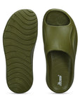 Paragon EVK10926G Men's Waterproof Green Sliders with Comfortable Sole