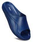 Paragon EVK10926G Men's Waterproof Blue Sliders with Comfortable Sole