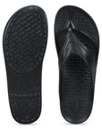 Paragon Men's Black Slippers | Comfortable Everyday Use Slippers