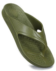 Paragon Men's Olive Green Slippers | Comfortable Everyday Use Slippers