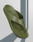 Paragon Men's Olive Green Slippers | Comfortable Everyday Use Slippers