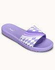 Paragon Women's Purple Sliders with Cushioned Sole for Everyday Use