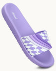 Paragon Women's Purple Sliders with Cushioned Sole for Everyday Use