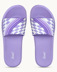 Paragon Women's Purple Sliders with Cushioned Sole for Everyday Use
