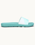 Paragon Women's Ice Green Sliders with Cushioned Sole for Everyday Use