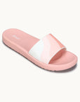 Paragon Women's Peach Sliders with Cushioned Sole for Everyday Use