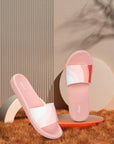 Paragon Women's Peach Sliders with Cushioned Sole for Everyday Use