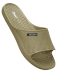 Paragon Men's Beige Sliders with Comfortable & Durable Sole