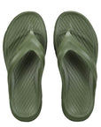Paragon Men's Lightweight Olive Green Flip Flops for Everyday Use
