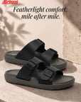 Paragon Men Sandals Comfortable Dual Buckle Strap Lightweight for Daily Outdoor Use