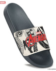 Marvel Avengers' EVMK10921G Men's White Sliders | Trendy Sliders with Durable & Cushioned Sole Construction | Waterproof & Lightweight, Perfect for Everyday Casual Wear