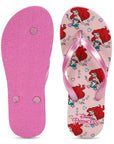 Disney Ariel HWDK3739L Women's Slippers | Stylish Comfortable Slippers with Cushioned Footbed for Comfort Fit | Perfect for Everyday Use I Pink