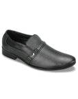 Paragon Men's Black Formal Loafer Shoes | Cushioned Sole & Sturdy Construction