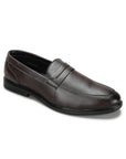Paragon Men's Slip On Brown Formal Shoes | Durable, Sturdy Outdoor Wear